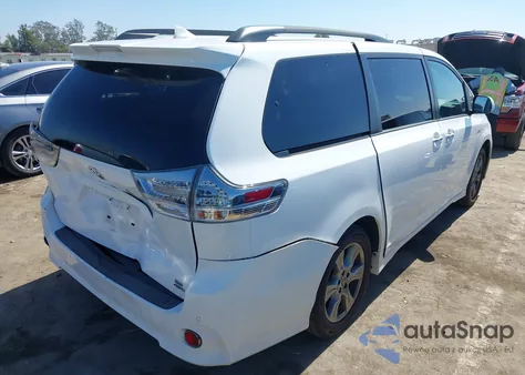 2019 Toyota Sienna Se 7 Passenger z USA, uszkodzony, nr VIN 5TDEZ3DC7KS214551